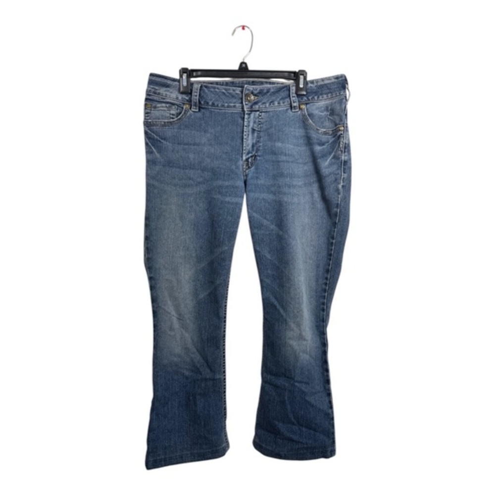 Silver Jeans Womens Size 34 Blue Straight Leg Western Mid Rise Casual
